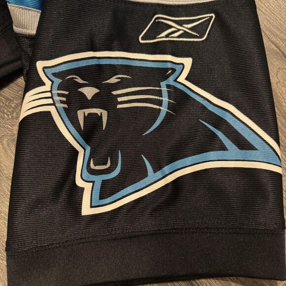 Carolina Panthers Football Jersey Mens 52 Black NFL Julius Peppers 90 Reebok - Picture 4 of 9